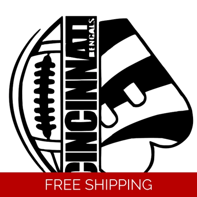 NFL Football Cincinnati Bengals Die Cut Vinyl Decal sticker NFL Football Cincinnati Bengals Die Cut Vinyl Decal sticker